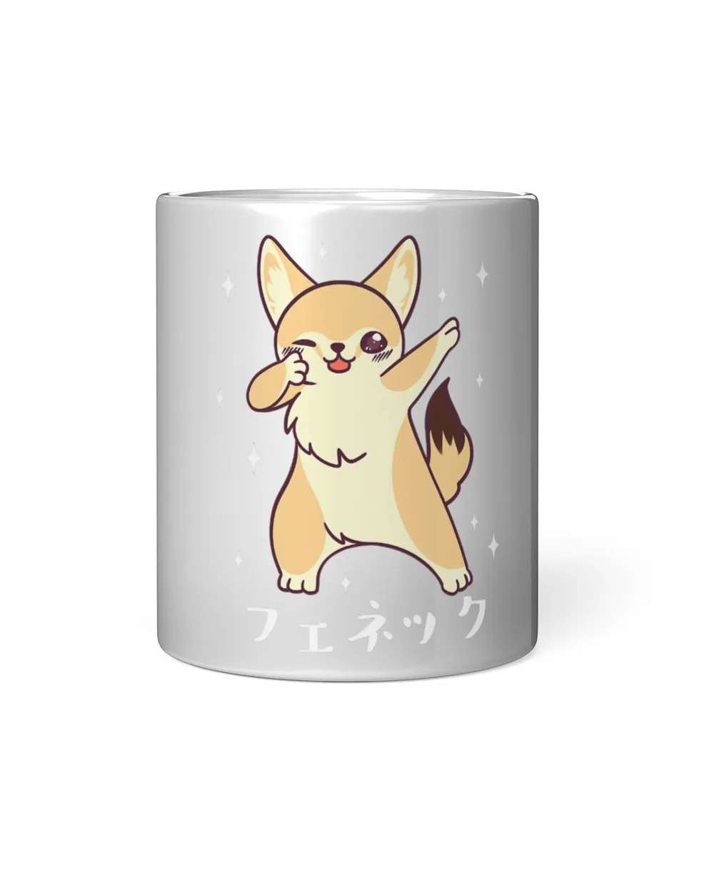 Fennec Fox Kitsune Dabbing Japanese Kawaii Funny T-Shirt