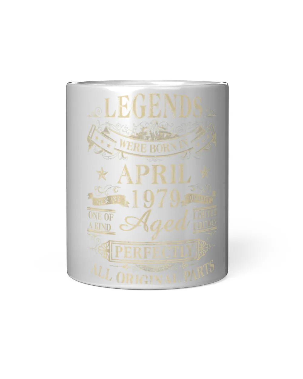 Legends Were Born In April 1979 43th Birthday Gift T-Shirt