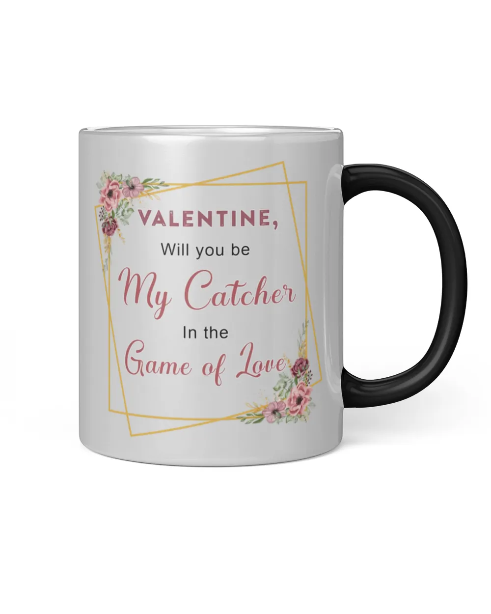 Valentine Mug For Softball Lovers- Softball Mug Gifts Magic Mug 11oz white 11oz