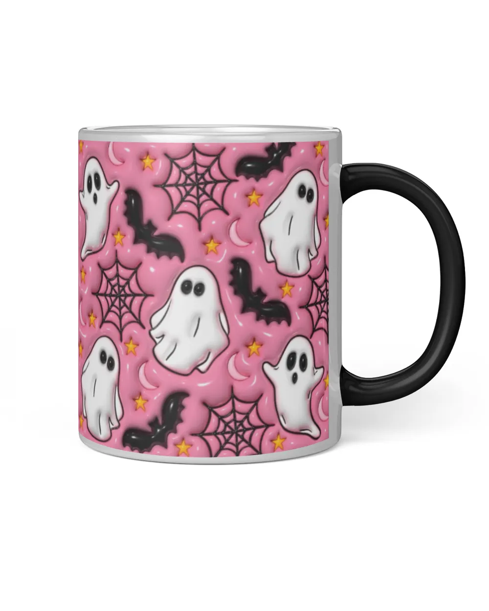 Inflated Pink Halloween Magic Mug 11oz white 11oz