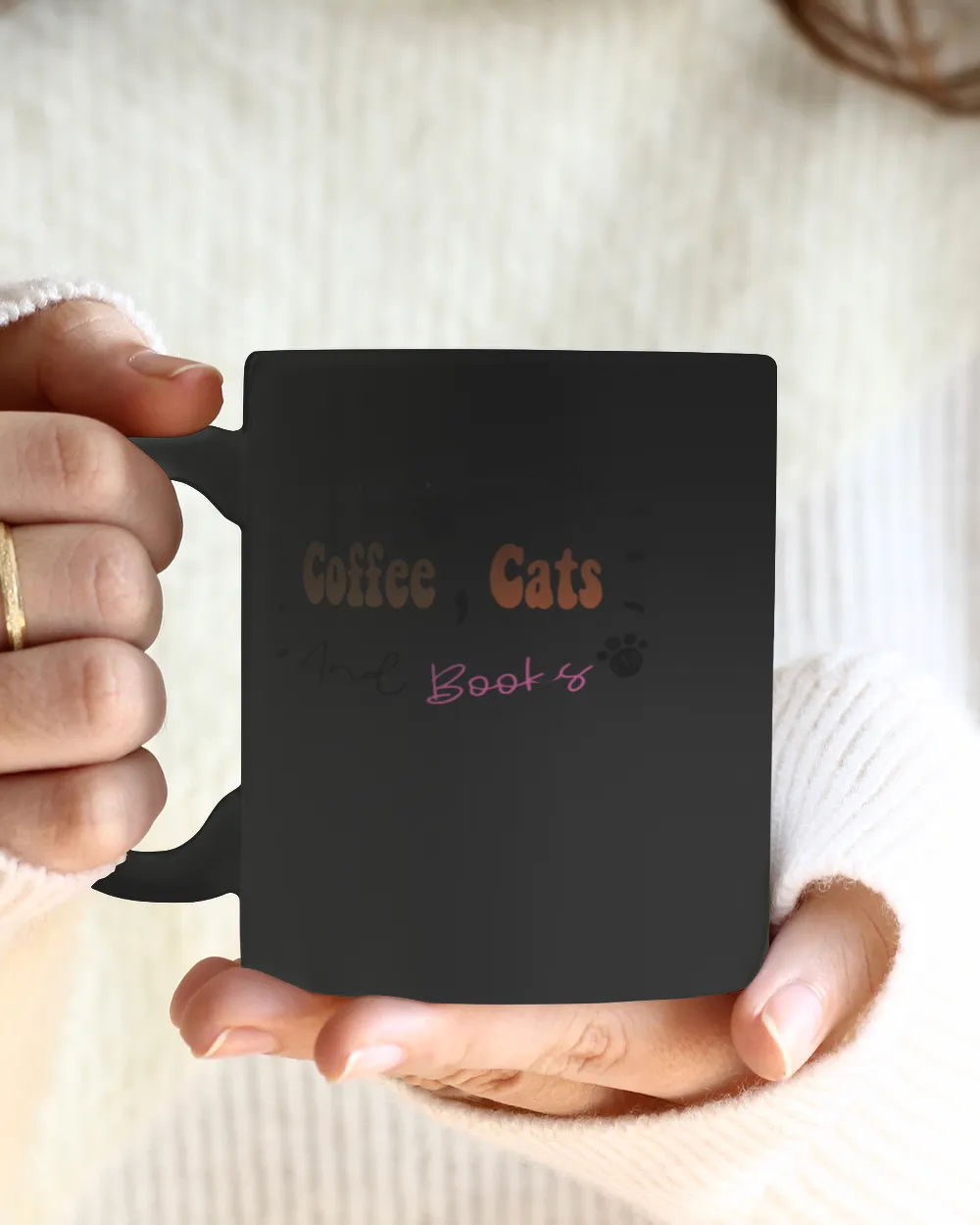 Life Is Better With Coffee Cats And Books  Cat Coffee  Cats And Books  Cat Lover  Cat Mom  Cute Cat 7781 T-Shirt