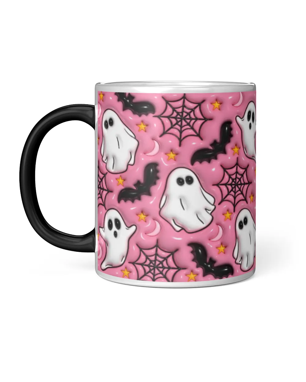 Inflated Pink Halloween Magic Mug 11oz white 11oz