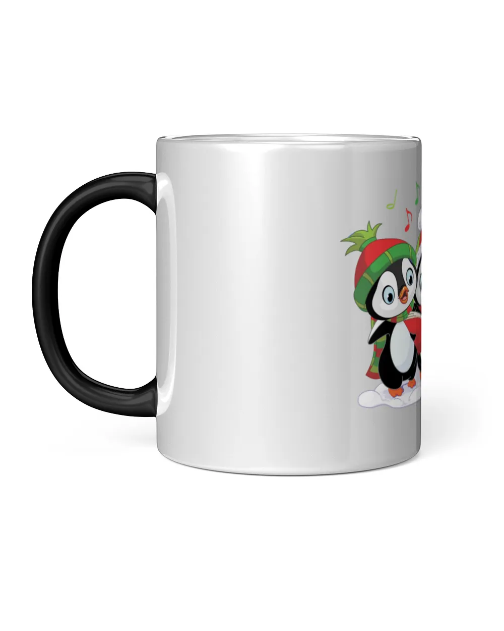 Merry Christmas Penguins Sing A SongWine Tumbler (12 oz)