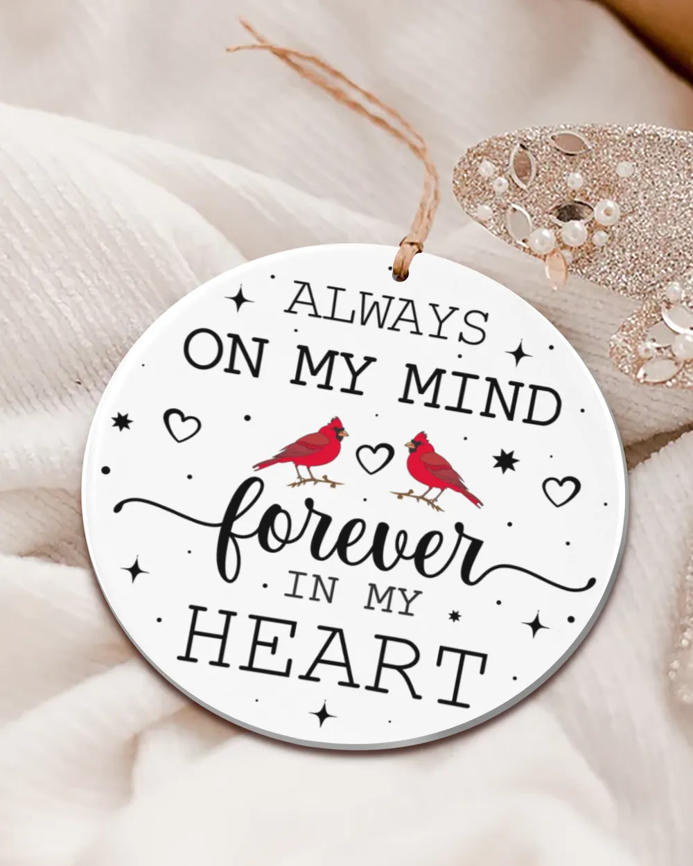 Cardinal Bird Ornament - RCO231106