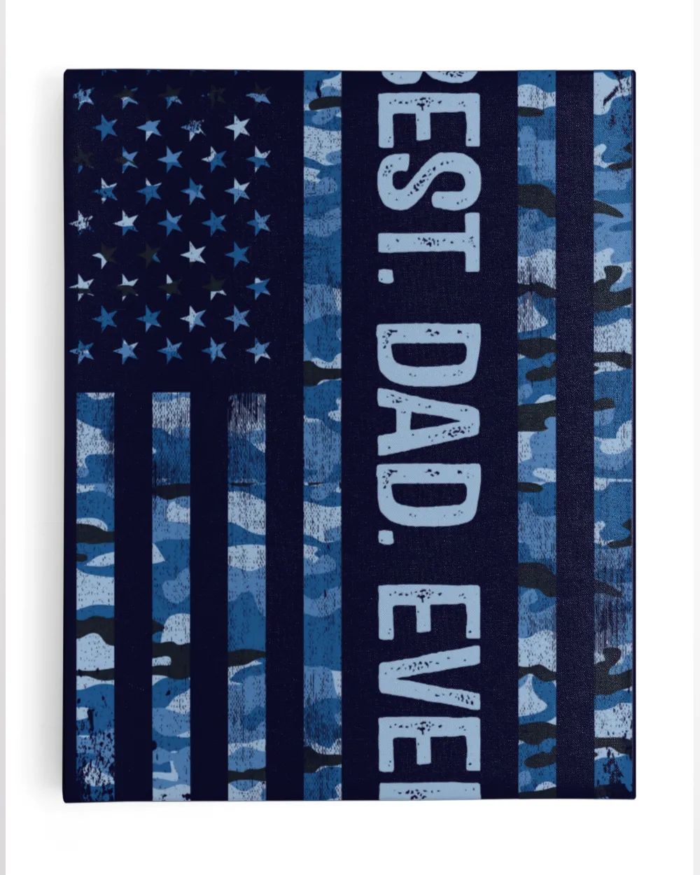 Best Dad Ever American US Flag Camouflage Fathers Day