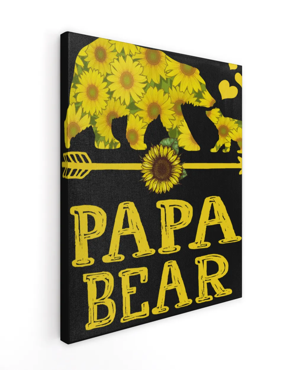 Papa Bear Sunflower Fathers Day