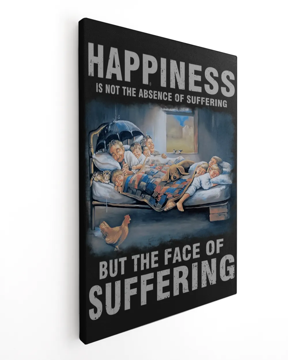 Happiness is not the absence of suffering