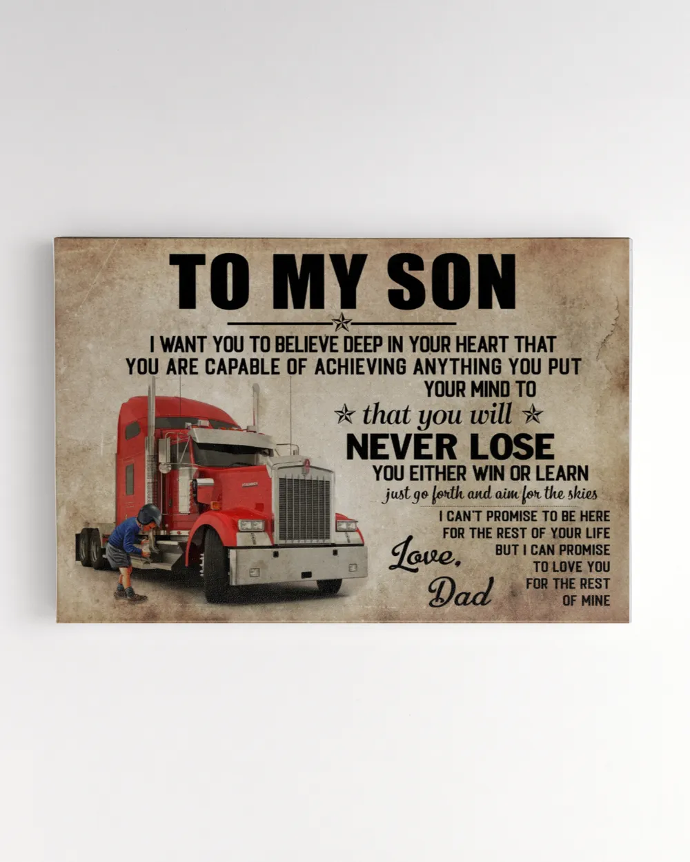 My son1 Ready To Hang Canvas (24x16 inch) white 24x16in