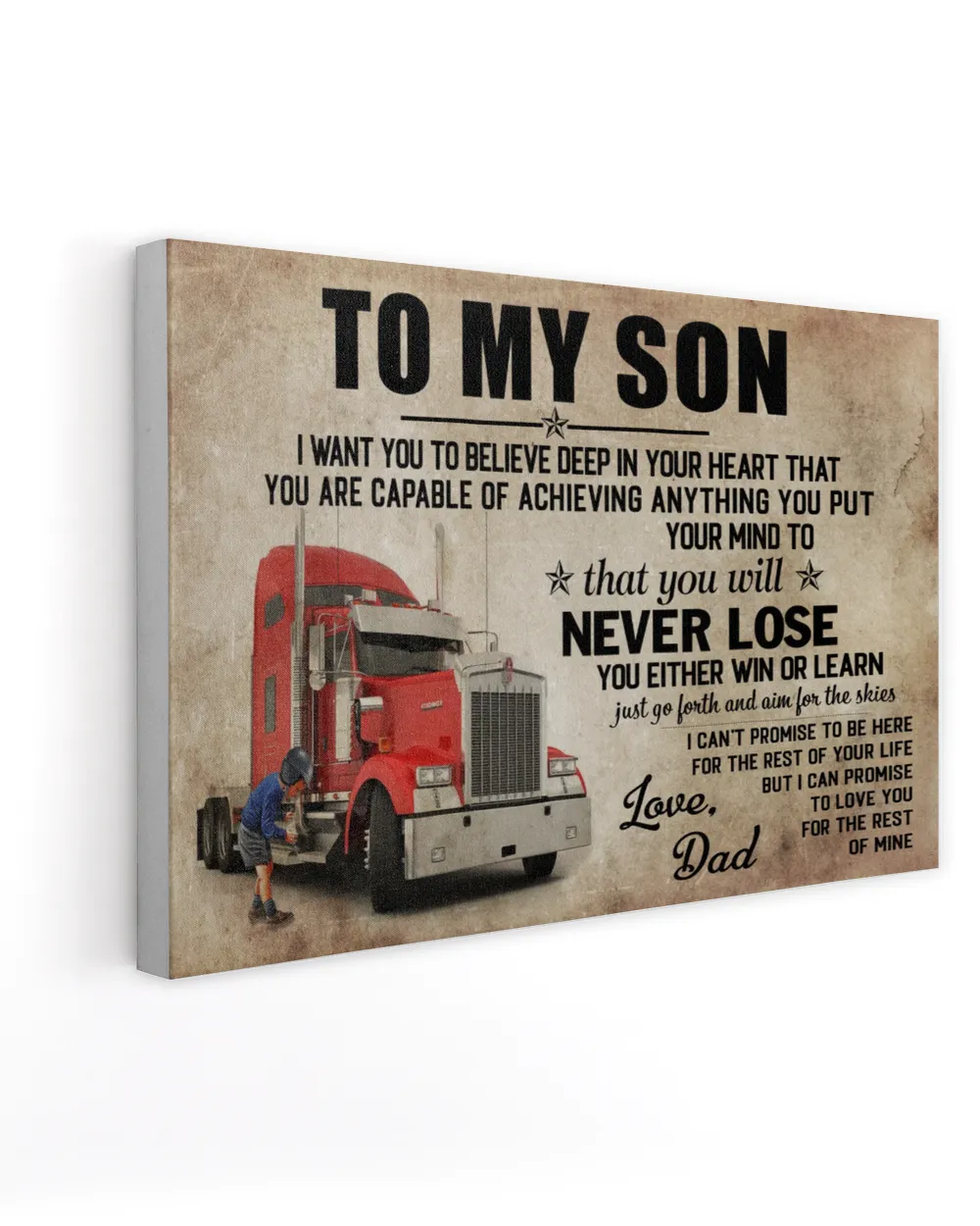 My son1 Ready To Hang Canvas (24x16 inch) white 24x16in