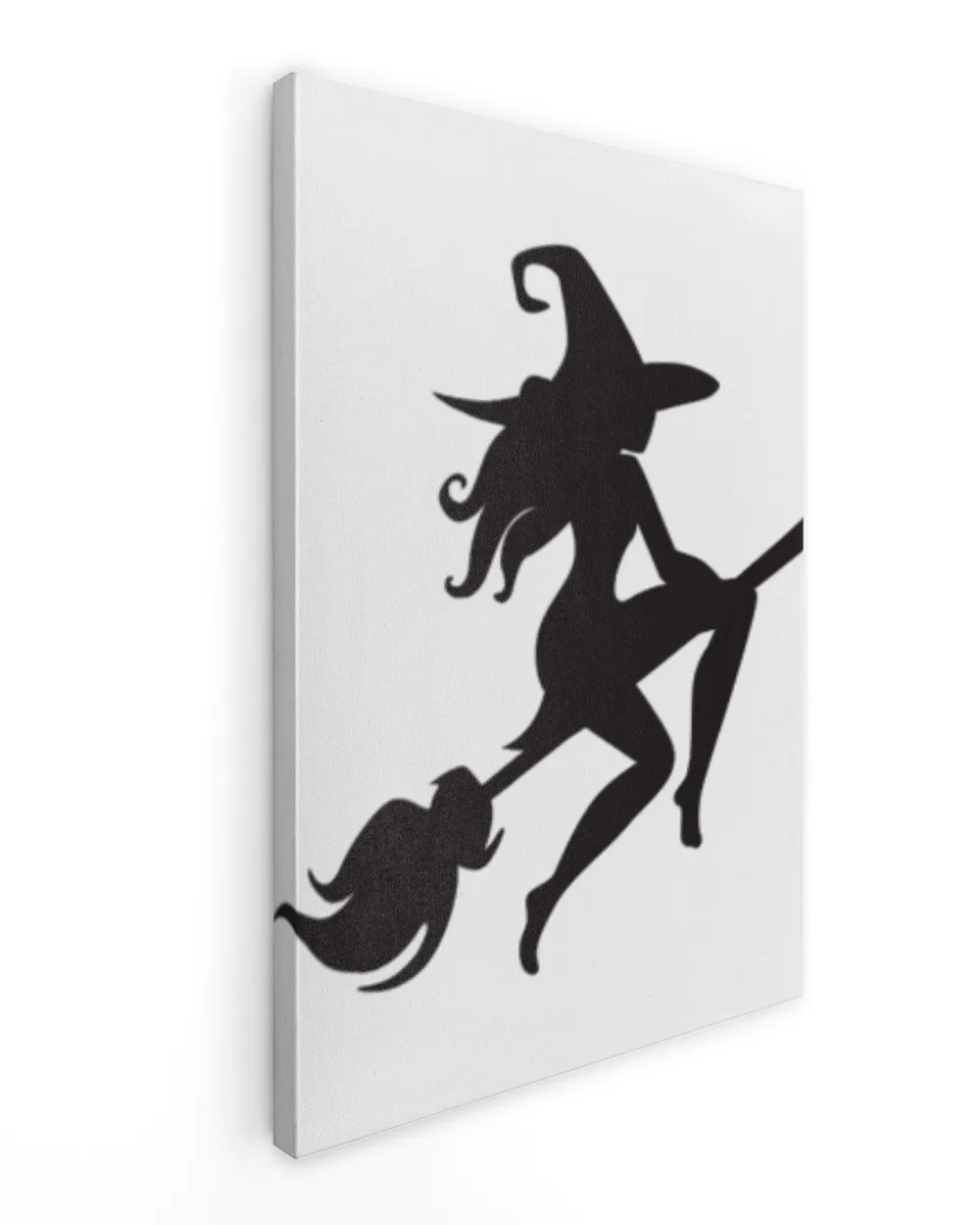 Witch Halloween Ready To Hang Canvas (24x36 inch) white 24x36in