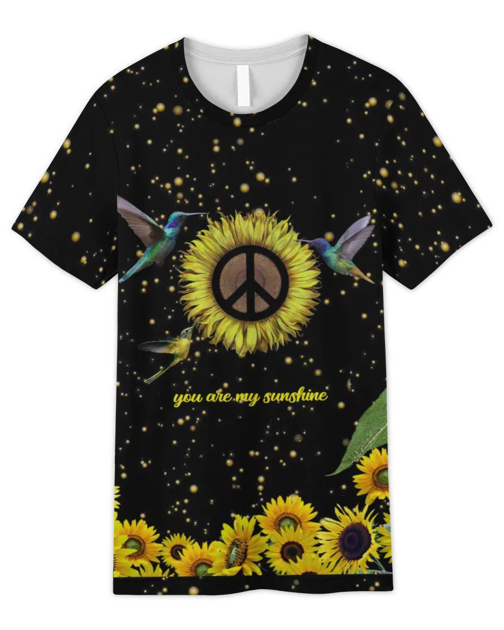 You Are My Sunshine AOP Unisex Premium T-shirt (Made in the EU) white s