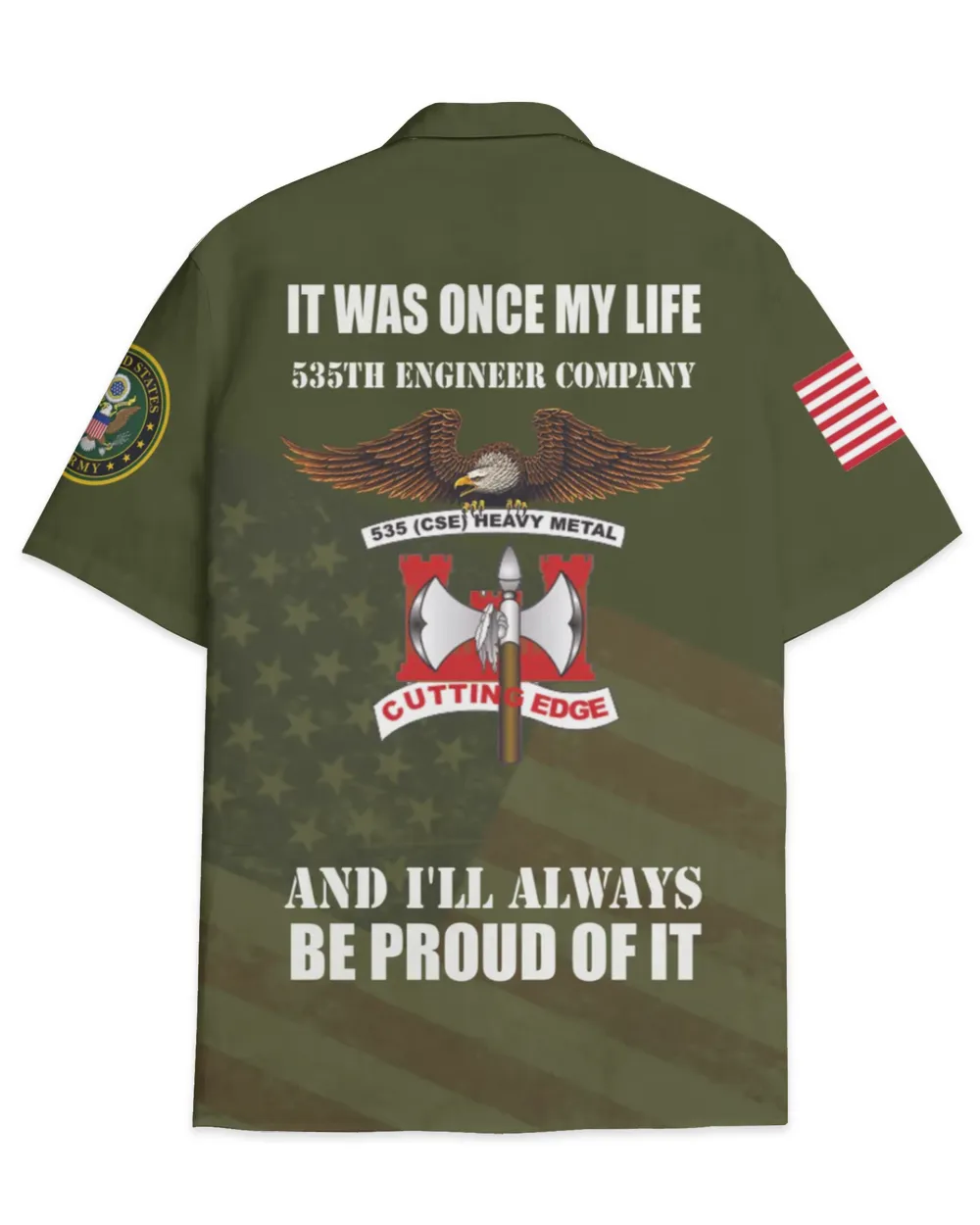 535th Engineer Company Hawaiian Shirt
