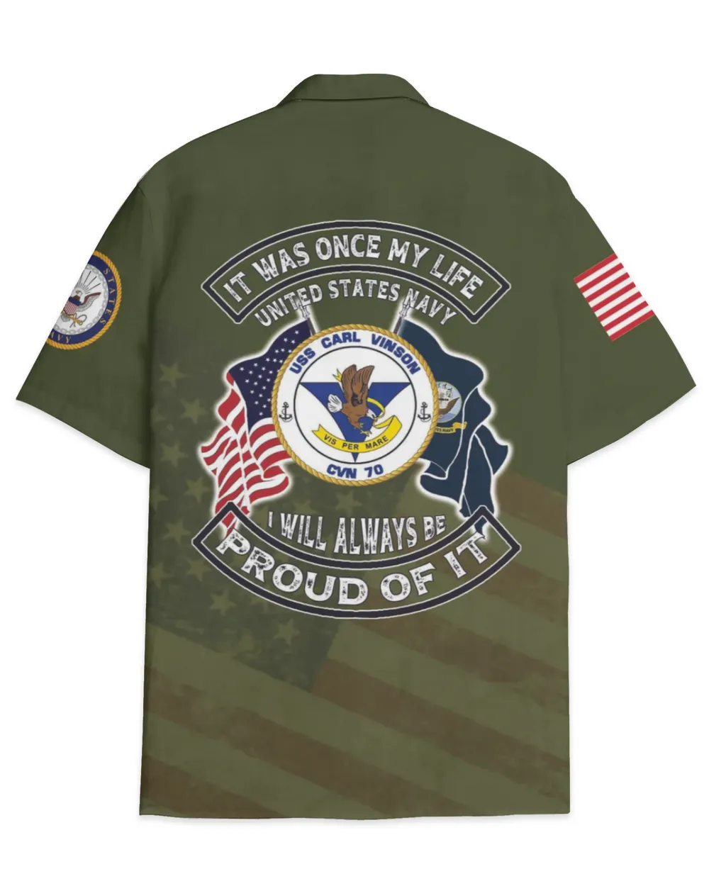 USS Carl Vinson (CVN-70) Hawaiian Shirt