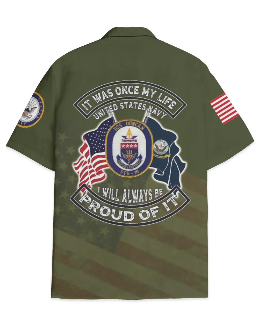 USS Duncan (FFG-10) Hawaiian Shirt
