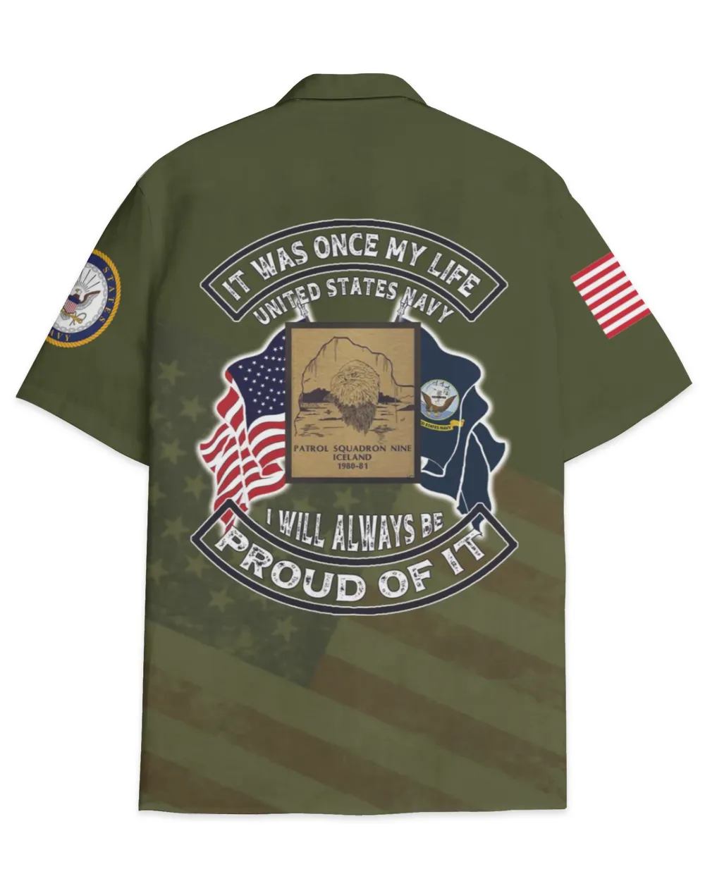 VP-9 Golden Eagles Patrol Nine 1 Hawaiian Shirt