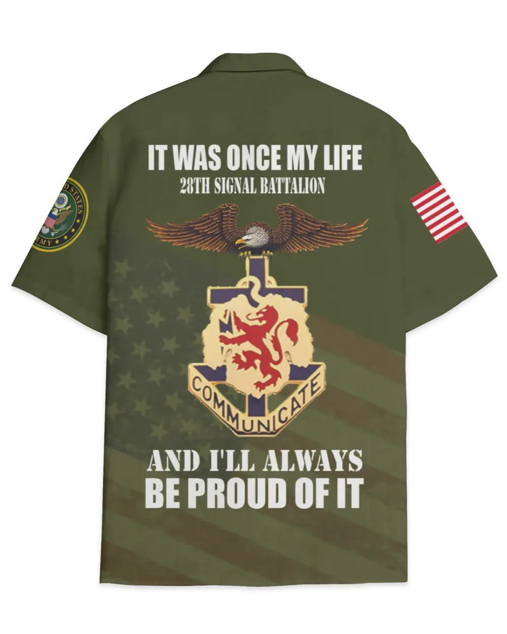 28th Signal Battalion Hawaiian Shirt