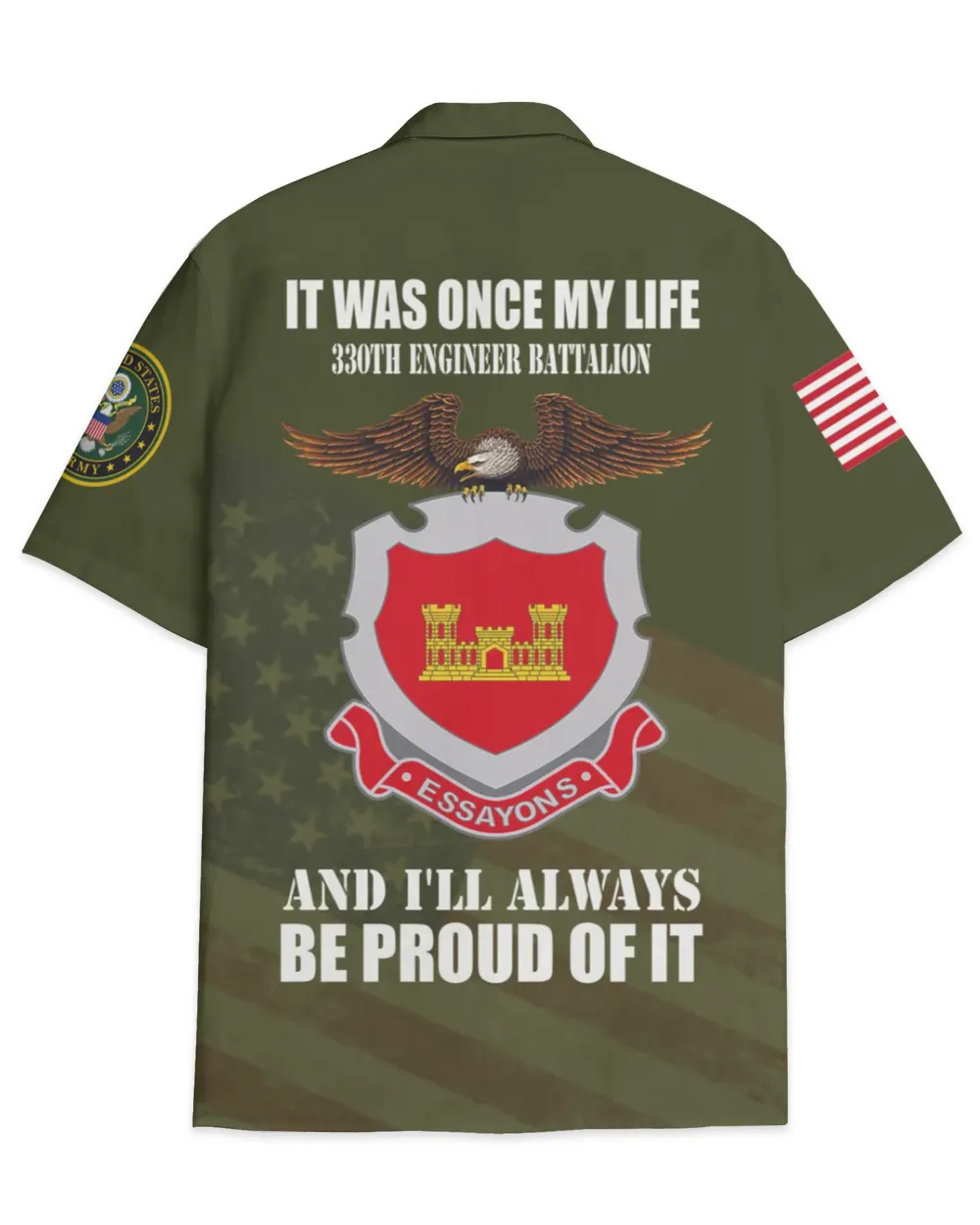 330th Engineer Battalion Hawaiian Shirt