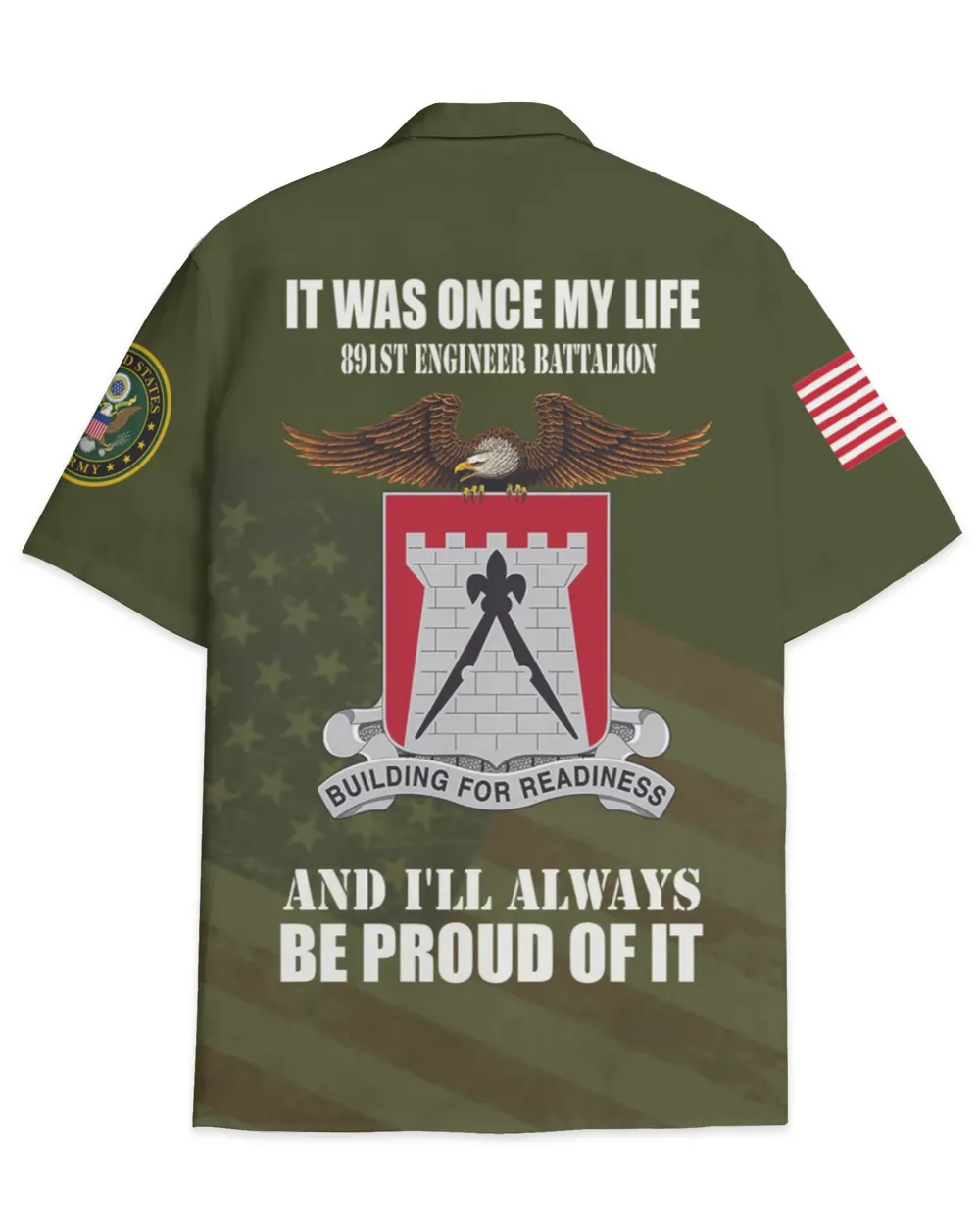 891st Engineer Battalion Hawaiian Shirt