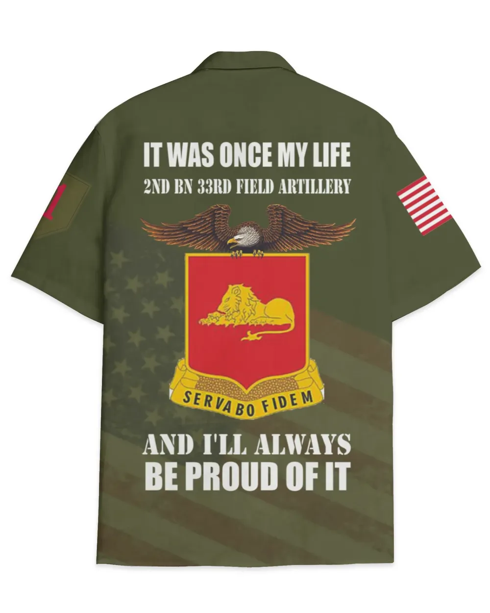 2nd Battalion 33rd Field Artillery, 1ID Hawaiian Shirt