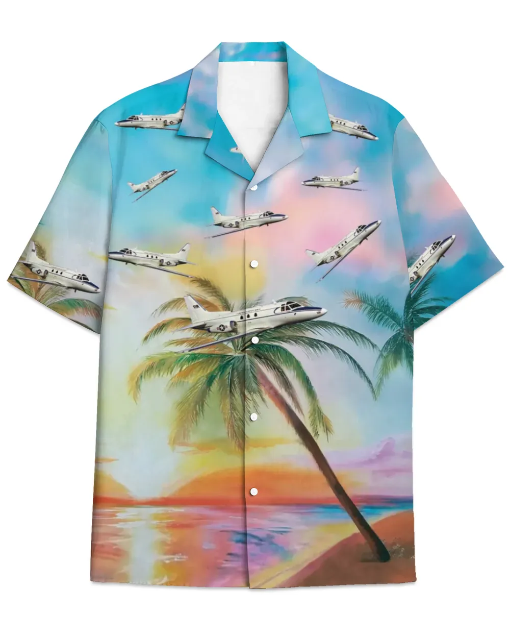 T-39 Sabreliner Hawaiian Shirt MA4