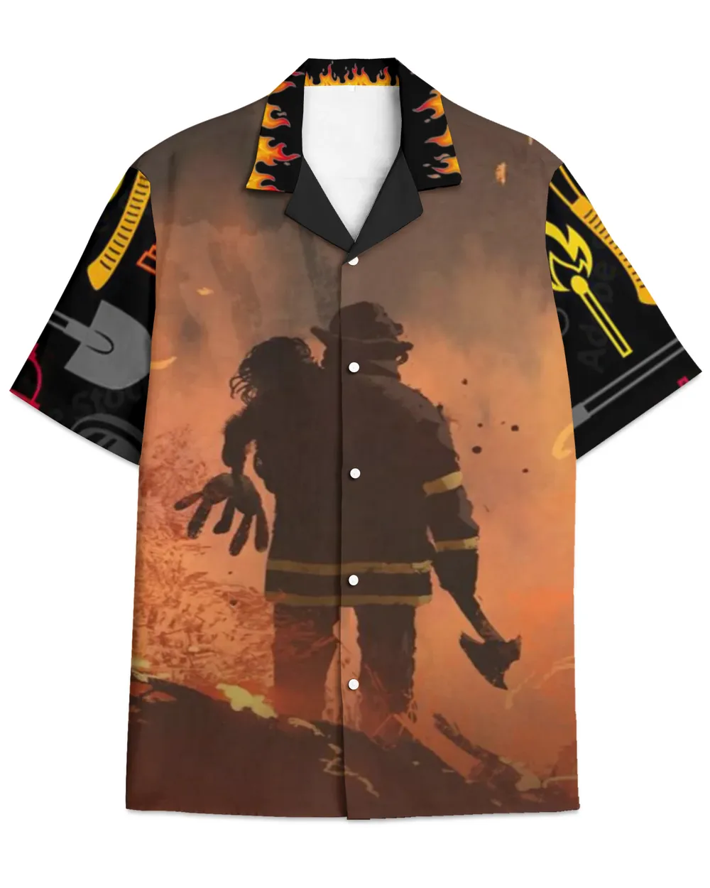 Firefighter-Hawaiian Shirt new
