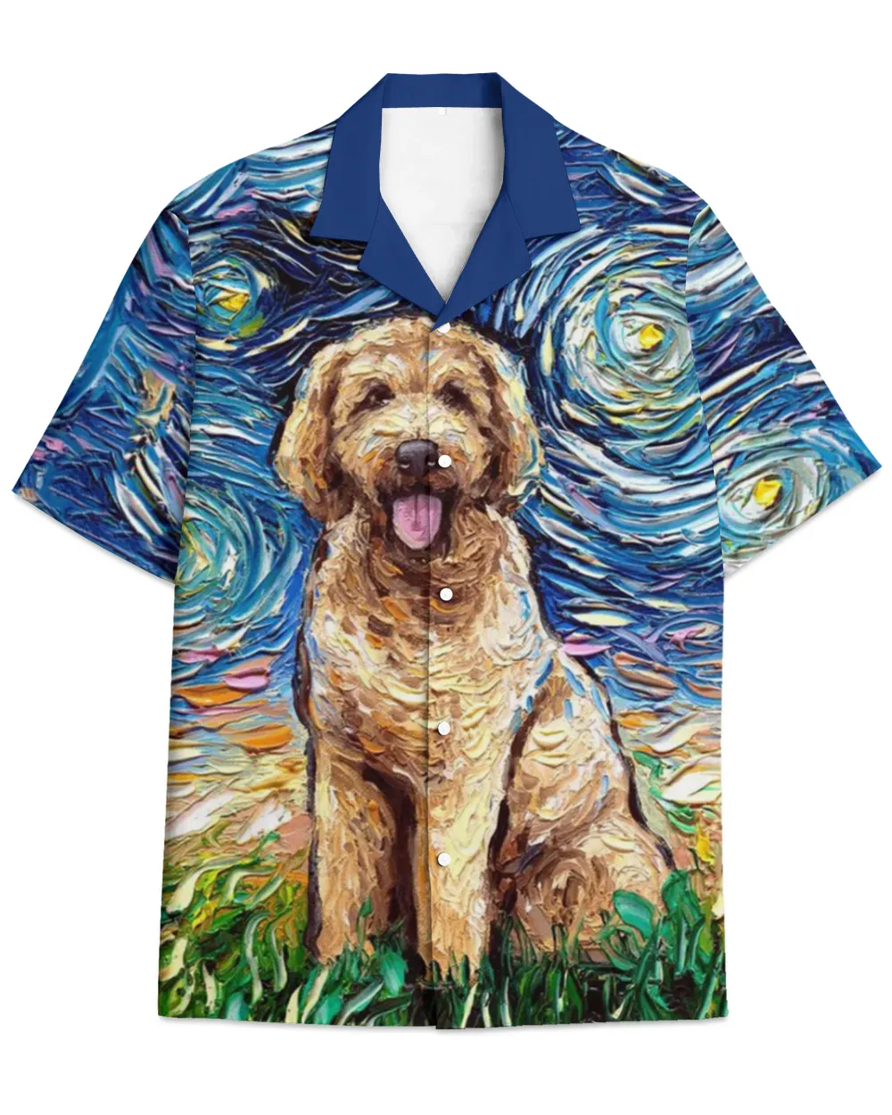 Goldendoodle Hawaiian Shirt