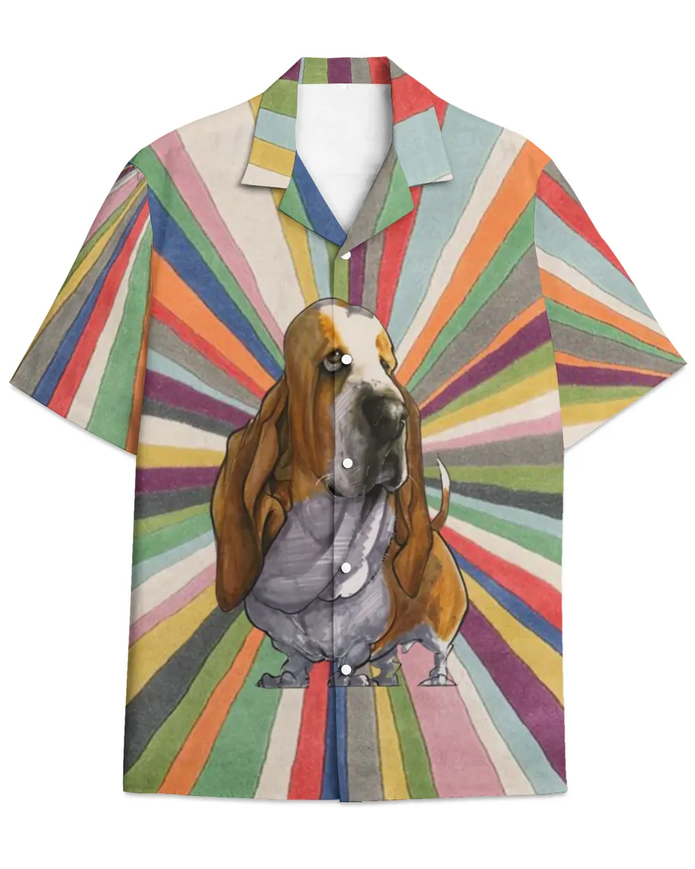 Basset Hound Hawaiian Shirt