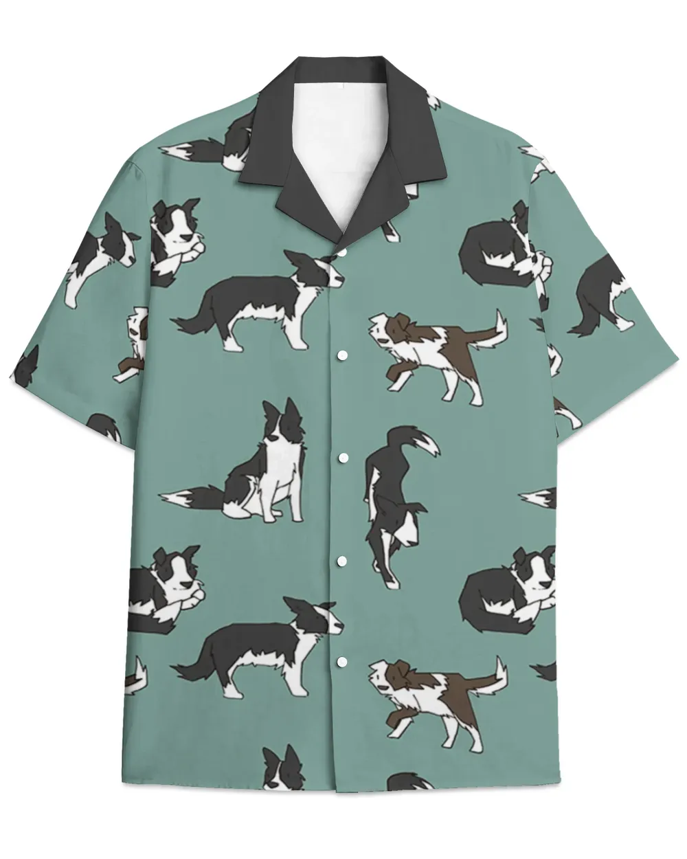 Border Collie Hawaiian Shirt