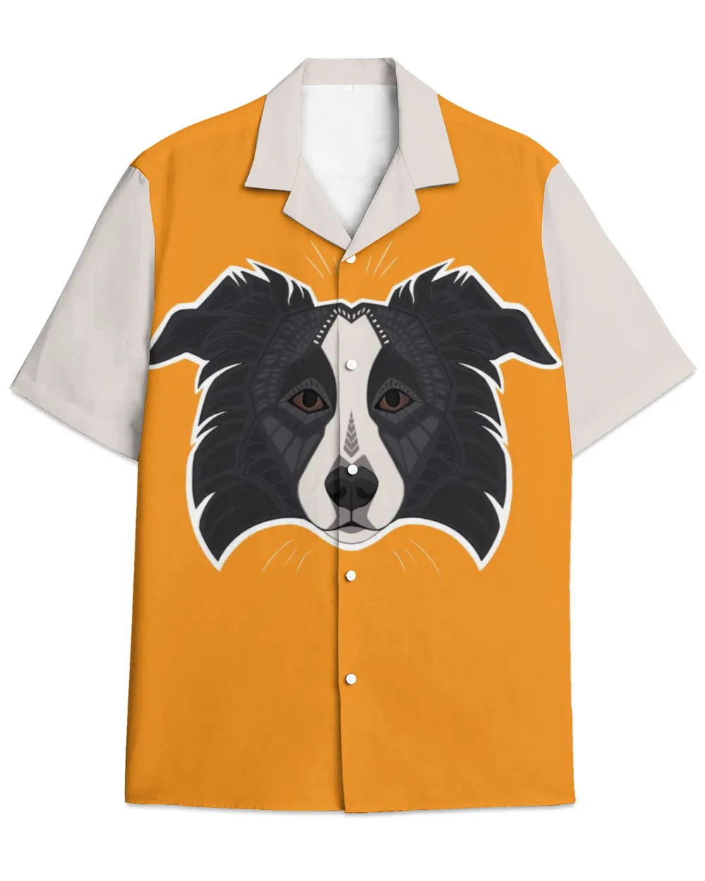 Border Collie Hawaiian Shirt