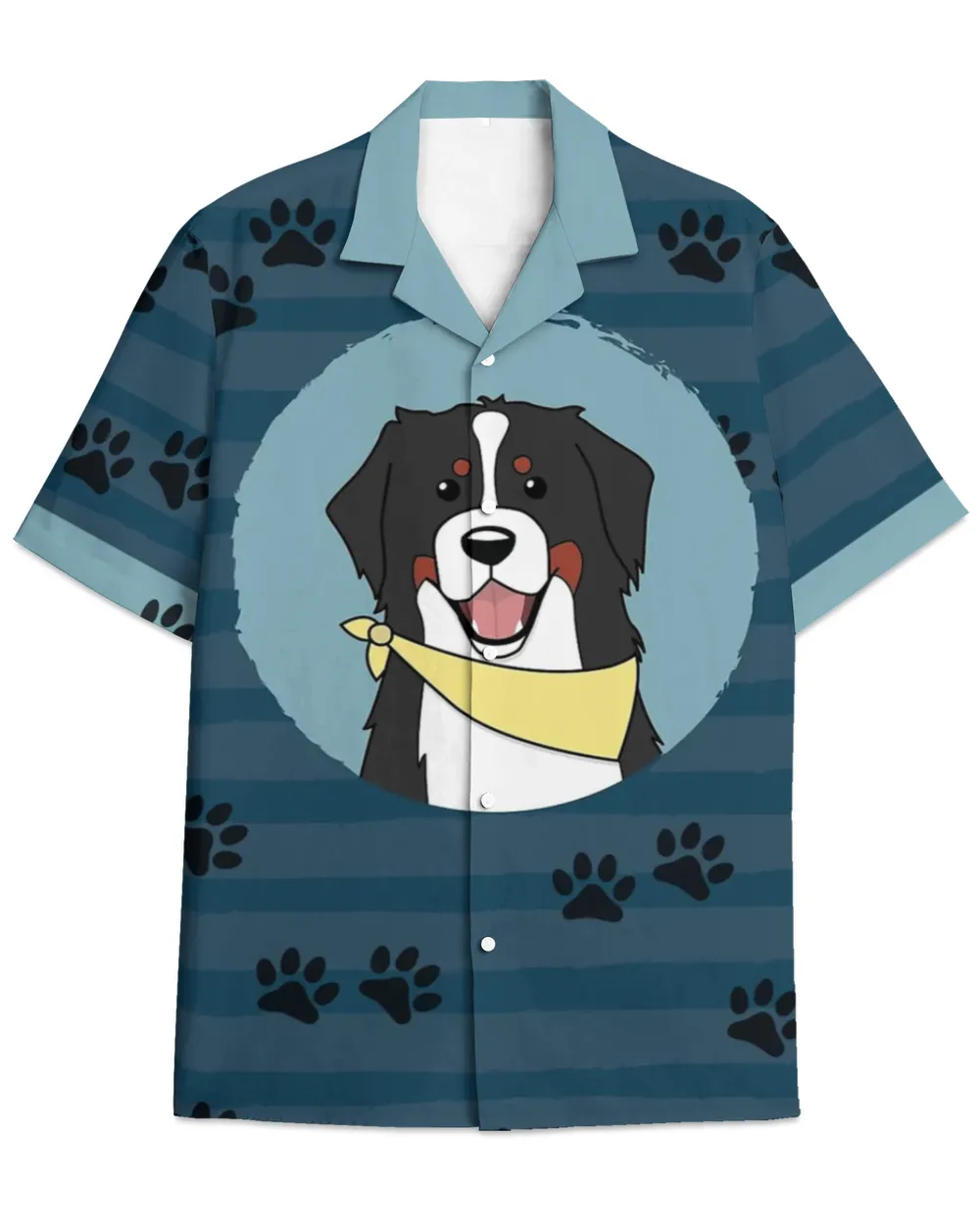 Bernese Mountain-Hawaiian Shirt