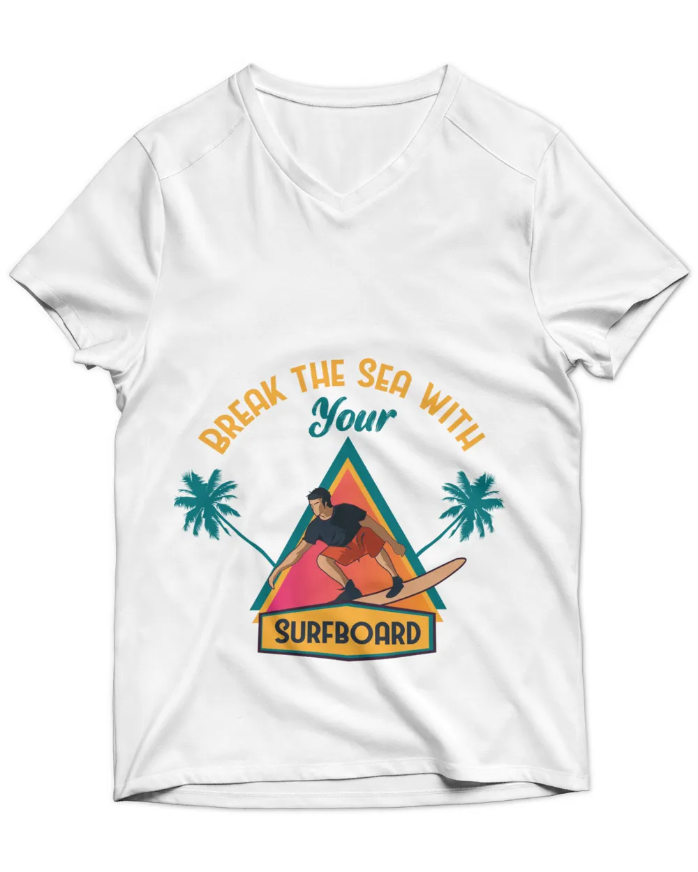 Break the Sea with Your Surfboard (Sale)
