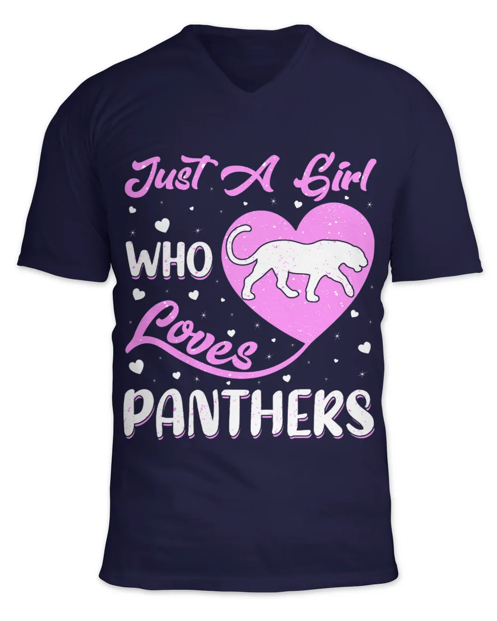 Panther Gift Heart Shape Panther Just A Girl Who Loves Panthers