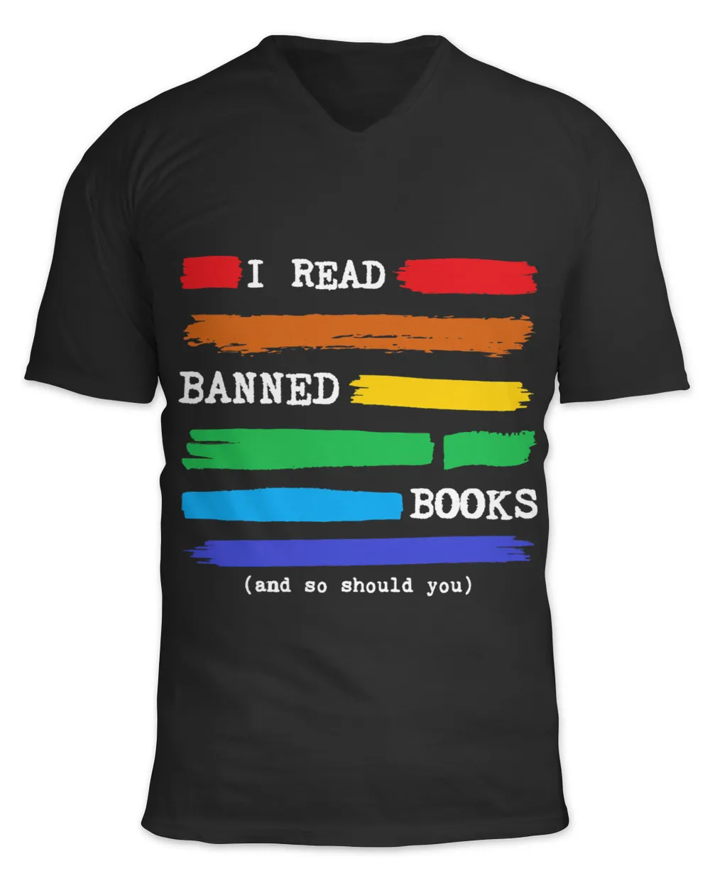 Reading Book I Read Banned Books Colorful National Librarian Week Reader