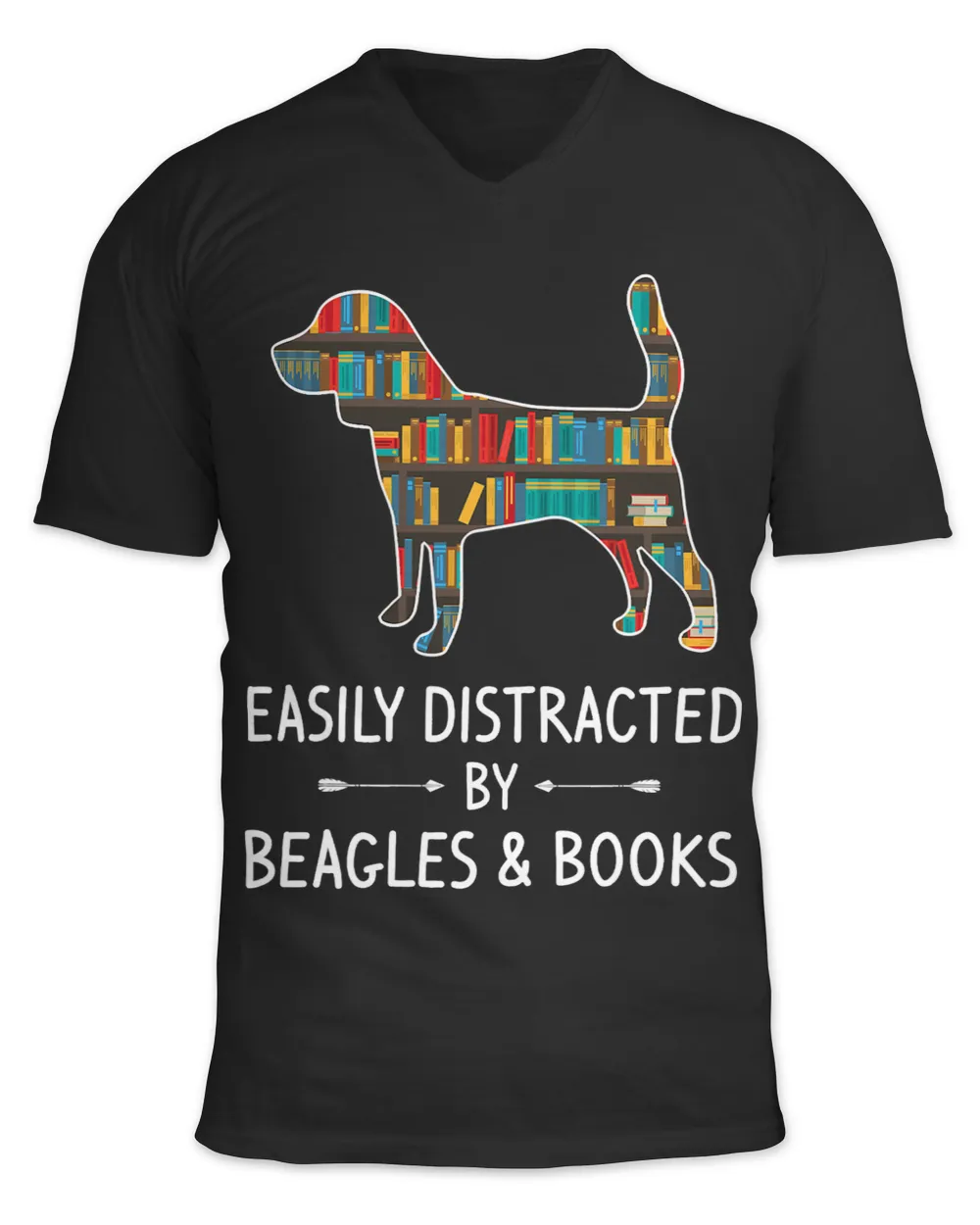 Easily Distracted By Beagles Books Lover Gift Puppy Dog