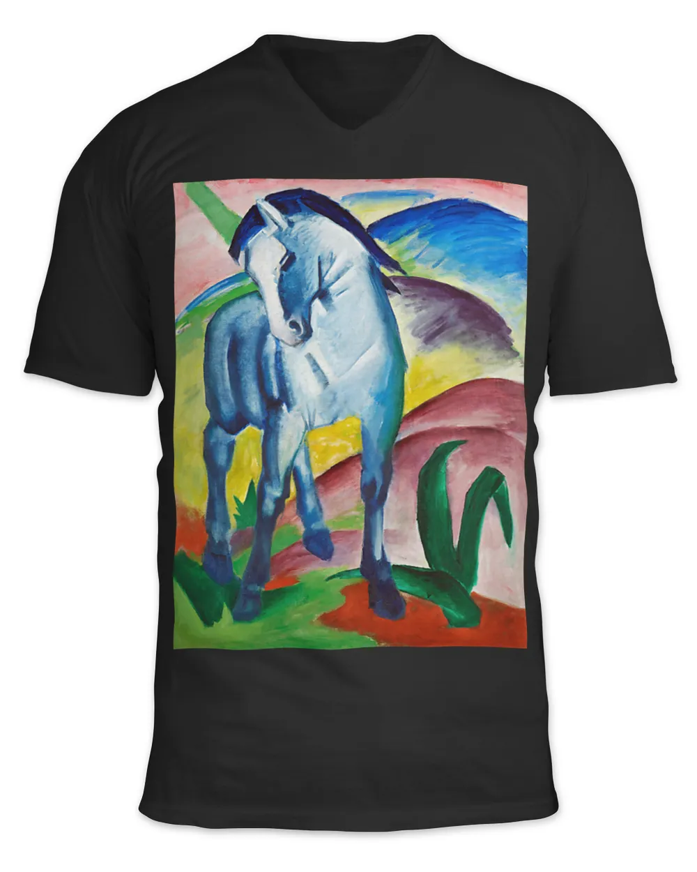 Funny Horse Franz Marc Blue Horse Painting