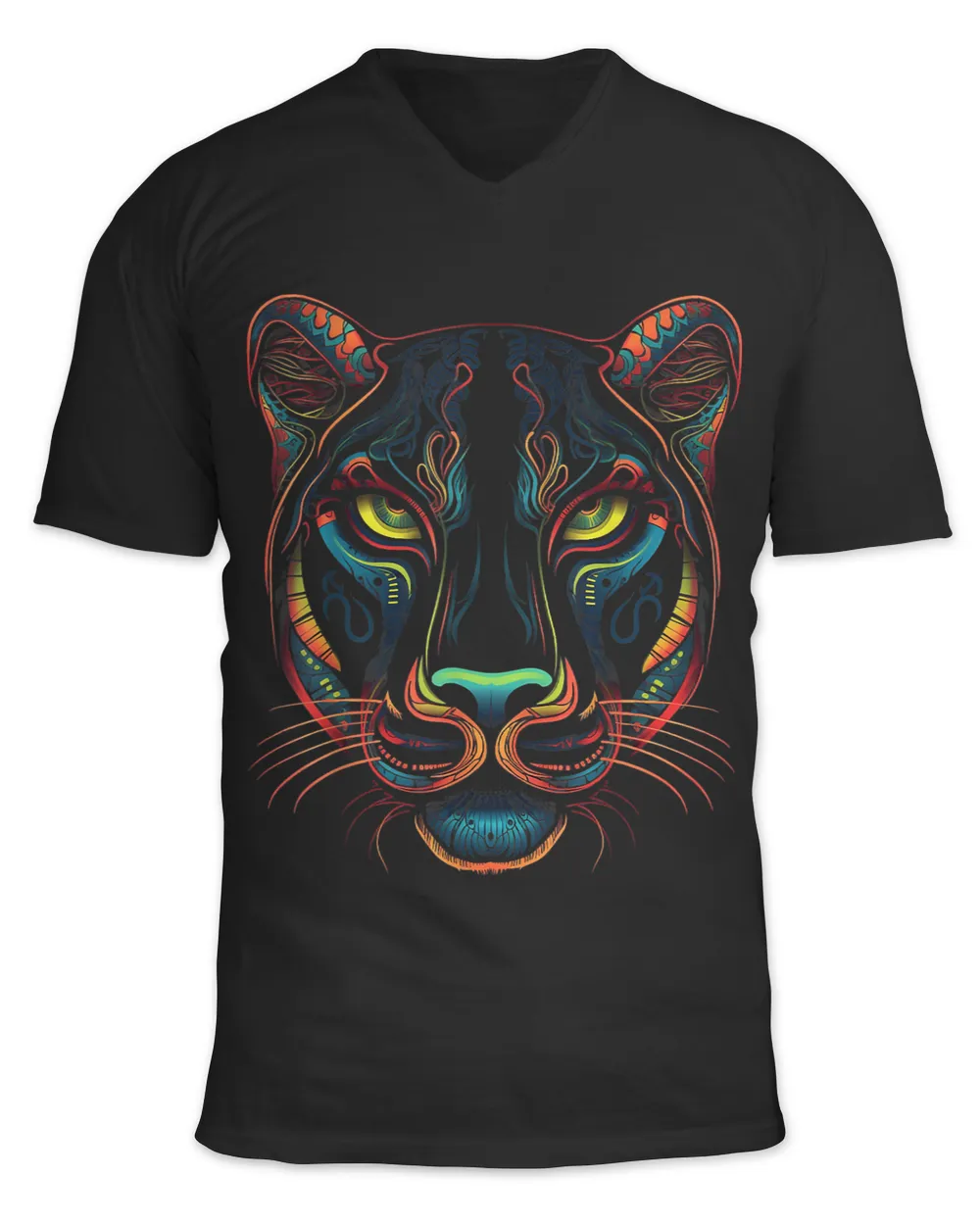 Panther Gift Graffiti Pop Art Of Panther Animal Graphic Tee for Men Women