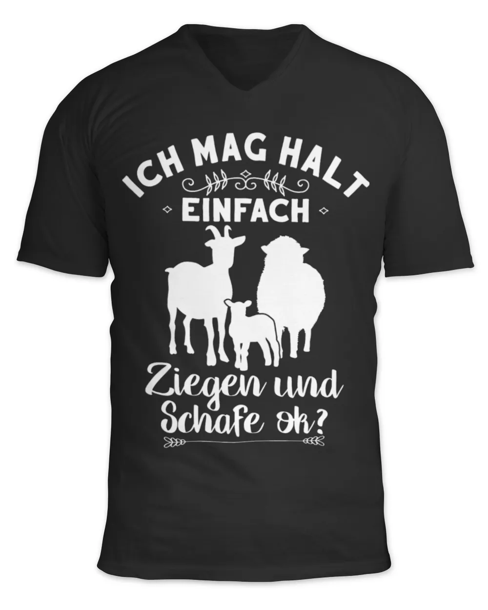 Goat Lover Ich mag einfach Goats and Sheep Funny Sheep