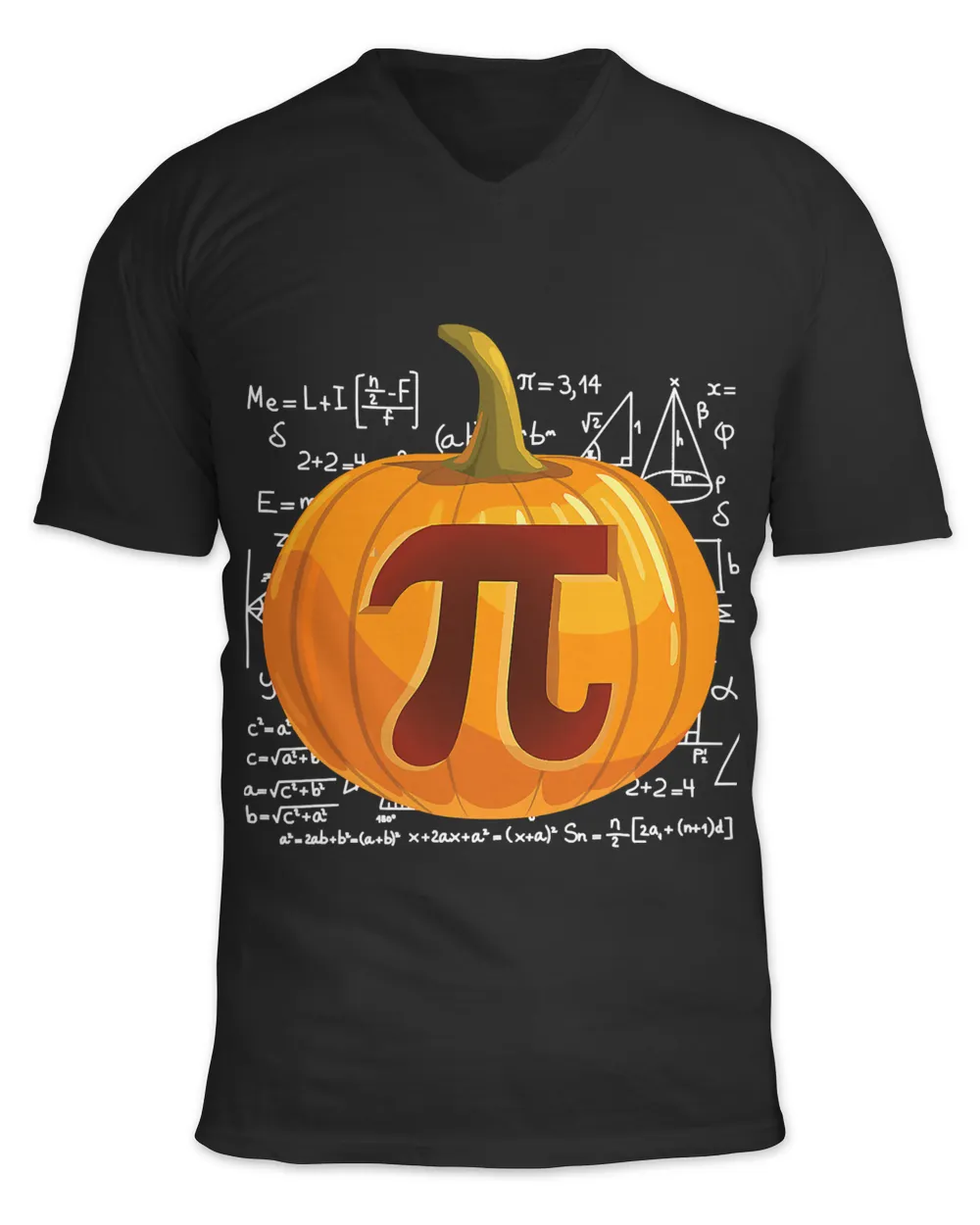 Pumpkin Pie Math Shirt Funny Halloween Thanksgiving Pi Day