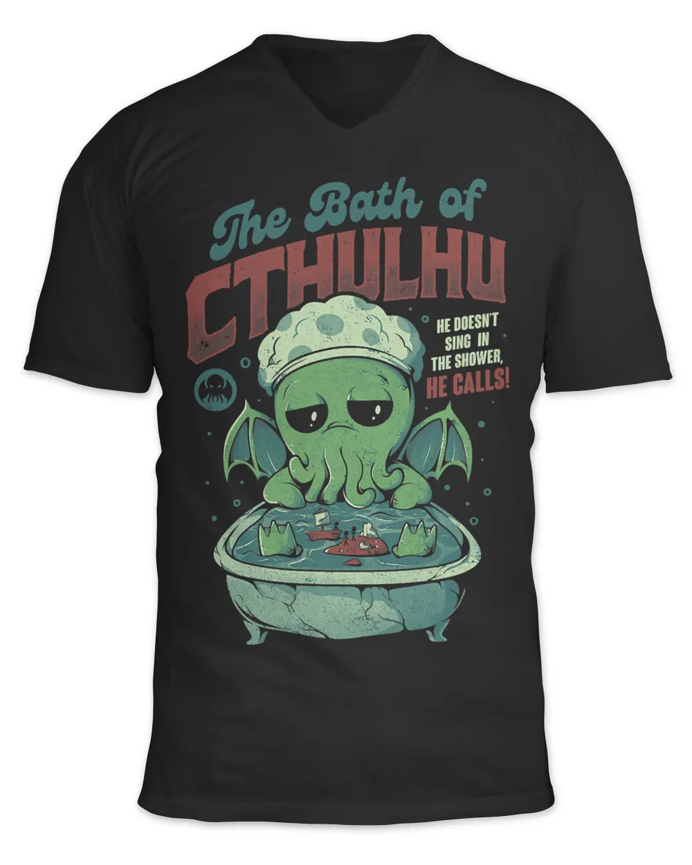 Halloween The Bath Of Cthulhu Funny Cute Cthulhu Mythos611