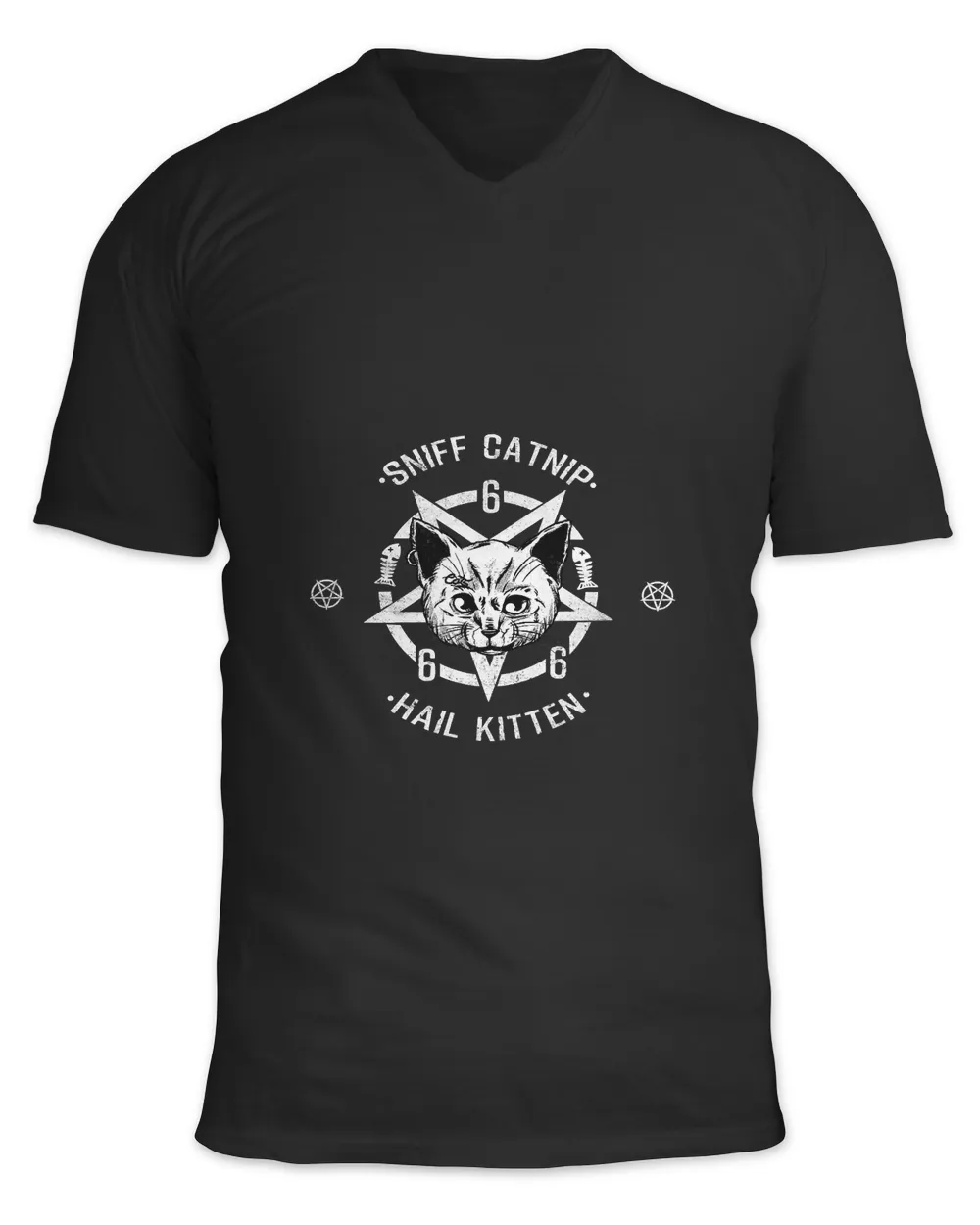 Sniff Catnip Hail Kitten 666 Death Metal Satanic Goth Cat 219