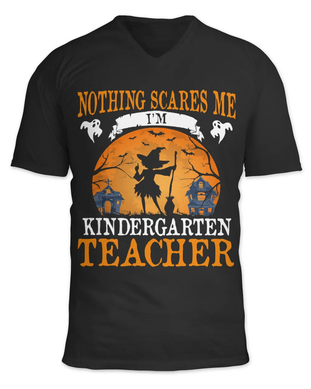 Teacher Halloween Nothing Scares Me Im Kindergarten Teacher