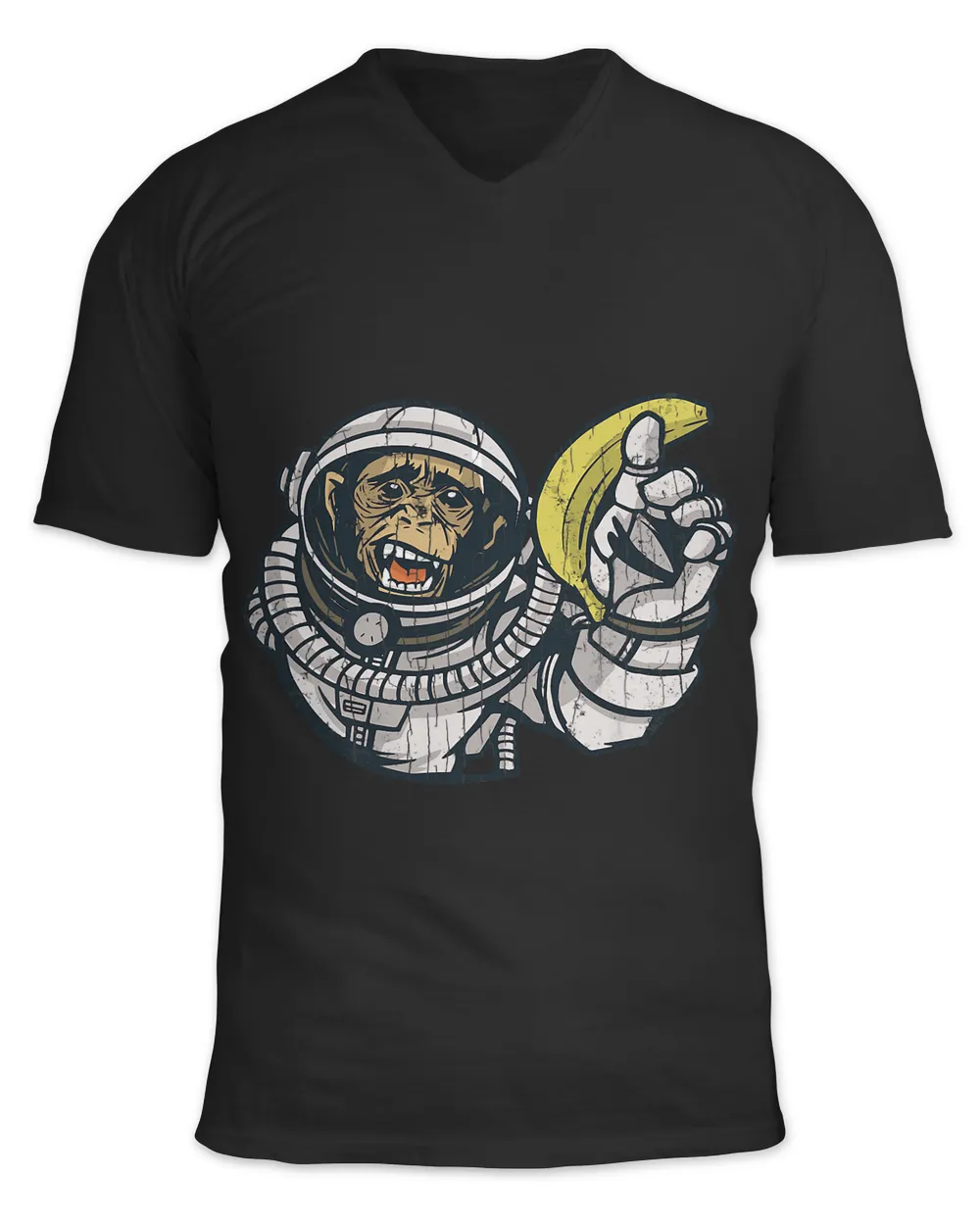 Astronaut Space Monkey Funny Monkeys Animal Lover Graphic