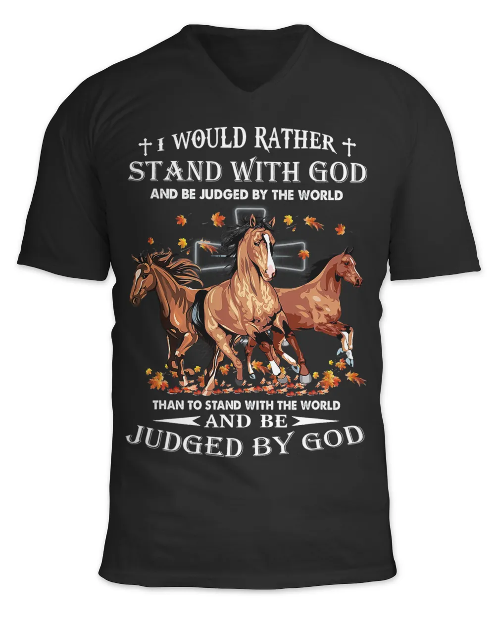 Horse I Would Rather Stand With God Faith Quotes