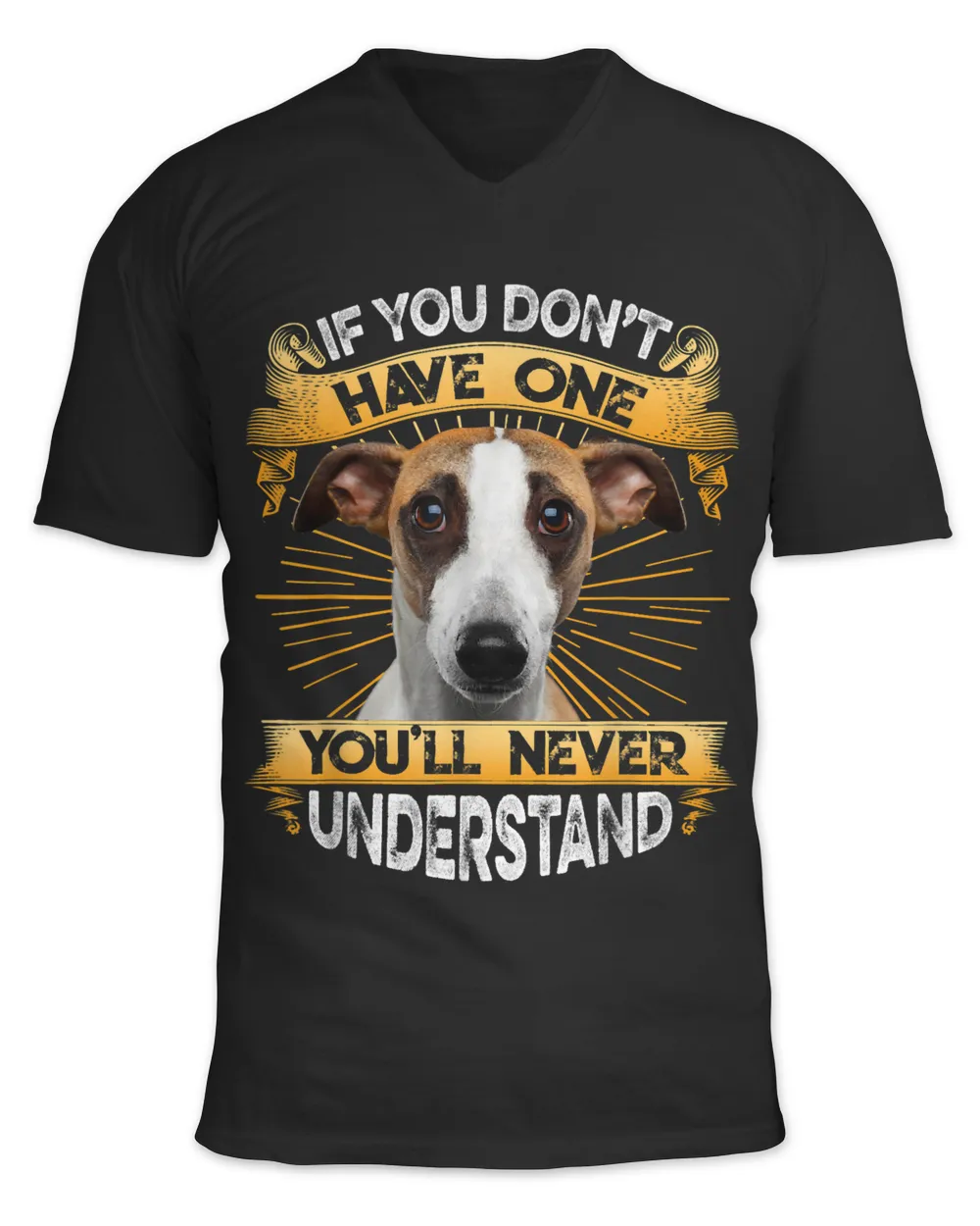 If You Dont Have One Whippet Funny Unisex Jersey SS V-Neck T-Shirt black s