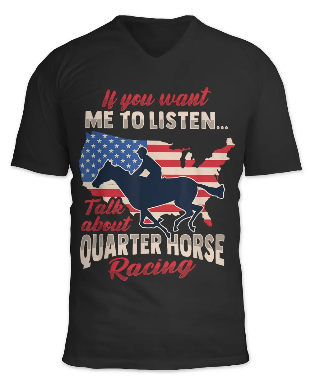 American Quarter Horse Racing Design for Quarter Horse Rider