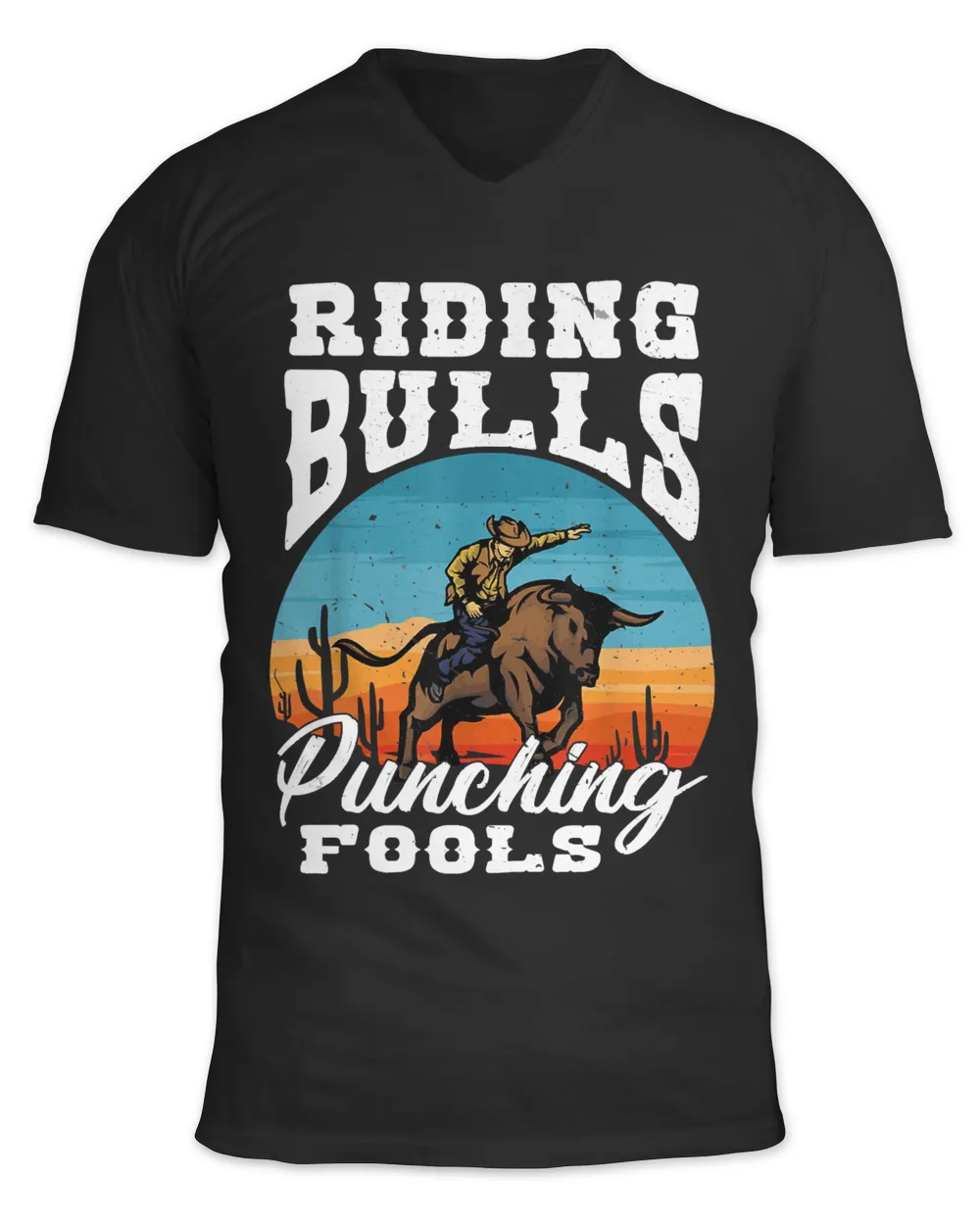 Punching Fools Unisex Jersey SS V-Neck T-Shirt black s