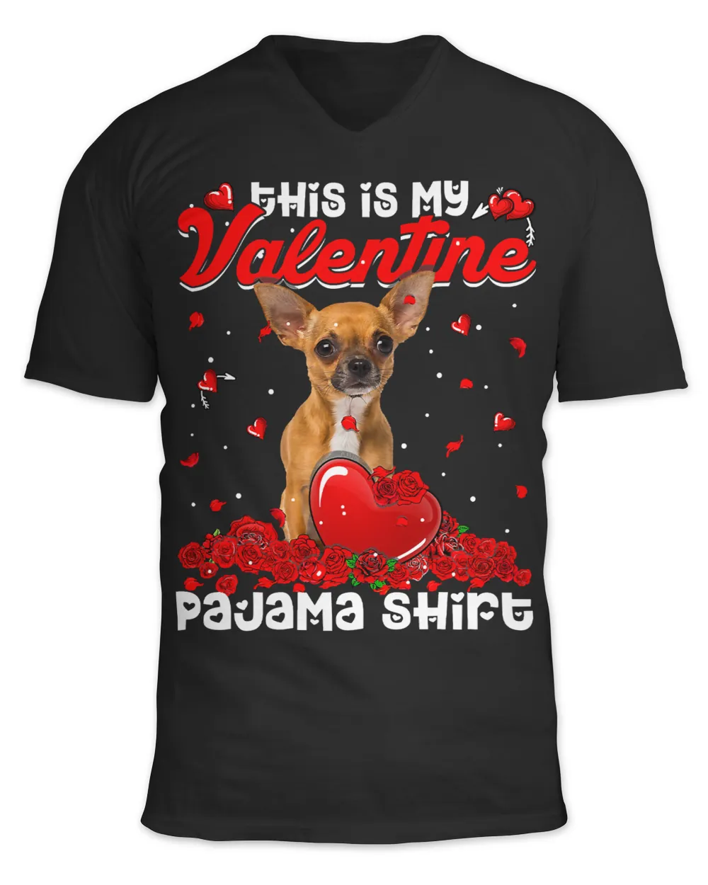 Chihuahuas This Is My Chihuahua Dog Valentines Hearts Puppy Lover 441 Chihuahua Dog