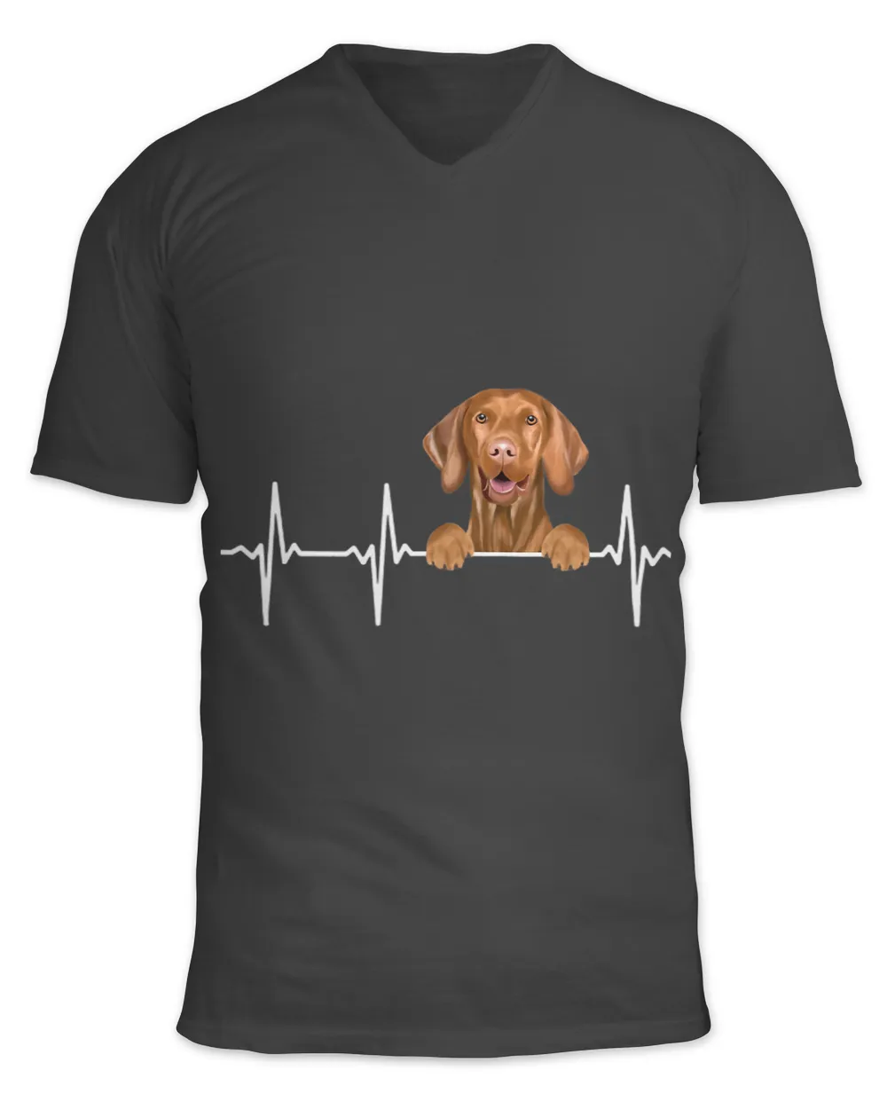 Dog Vizsla Funny Dog Heartbeat For Vizsla Lovers