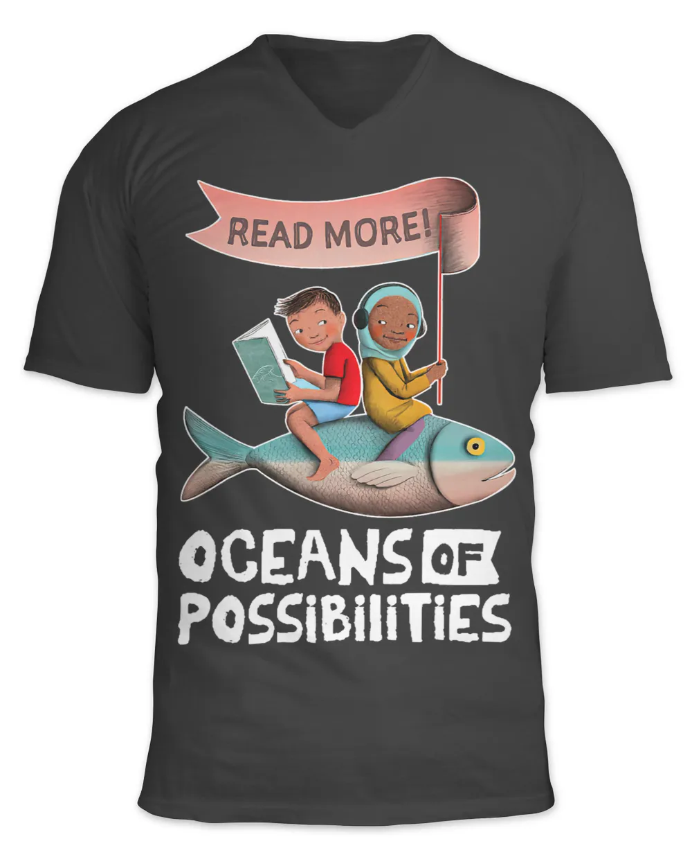 Book Reading Oceans of Possibilities Sea Animal Fish Summer Reading 23