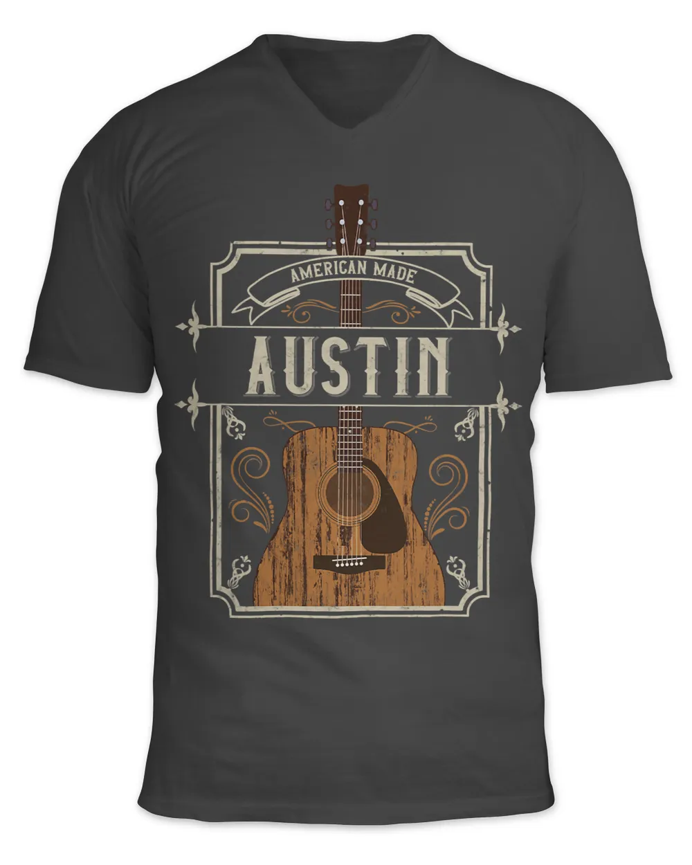 Guitarist Vintage Austin Country Music Guitar Player Souvenirs Guitar
